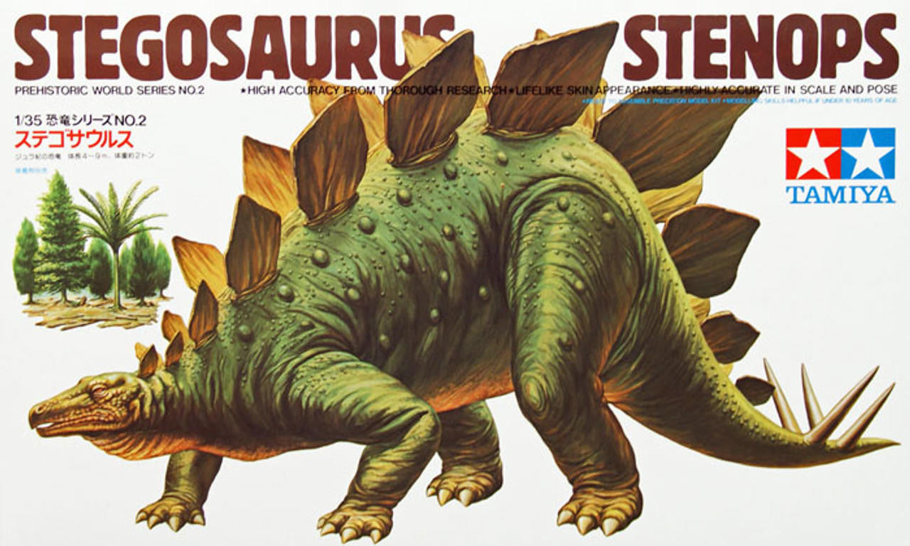 Tamiya 1/35 Stegosaurus Stenops Dinosaur 60202